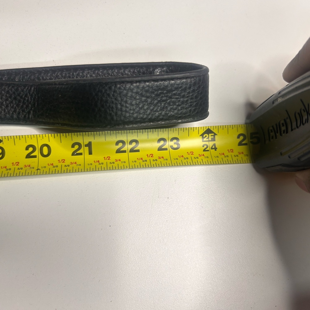 Steve Madden Black Leather Bag Strap - Picture 4 of 4